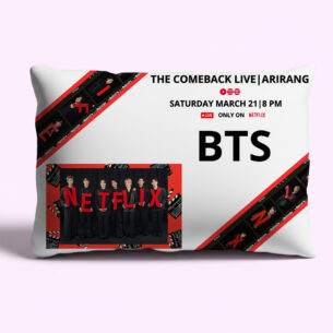 Almofada BTS Netflix Live Comeback 20x30cm