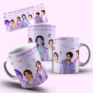 Caneca BTS Purple