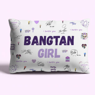 Almofada BTS Bangtan Girl 20x30cm
