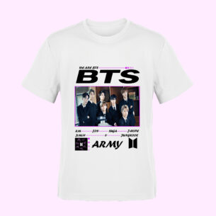 Camiseta BTS Branca