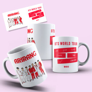 Caneca BTS World Tour 2026