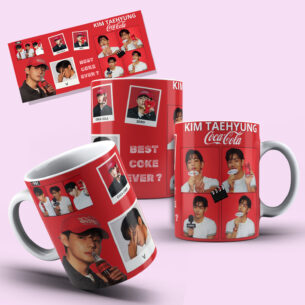 Caneca BTS Tae Coca Cola II