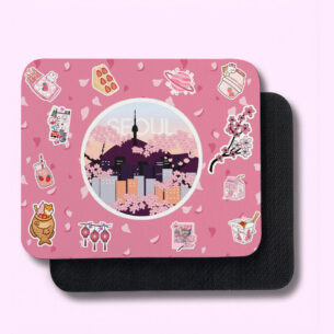 Mouse Pad Dorama Seoul 22x18 cm