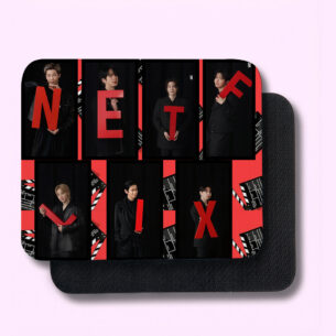 Mouse Pad BTS Netflix 22x18 cm