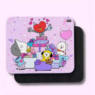 Mouse Pad BTS BT21 Aniversario 22x18 cm