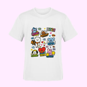 Camiseta BTS BT21 Divertido