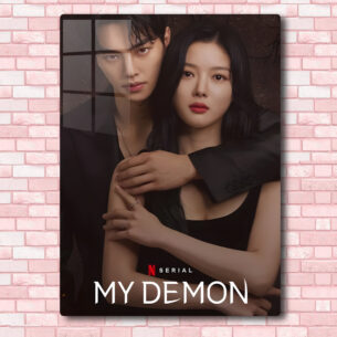 Quadro de Metal Dorama My Demon 20x28 cm