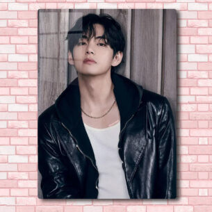 Quadro de Metal BTS Tae 5 20x28 cm