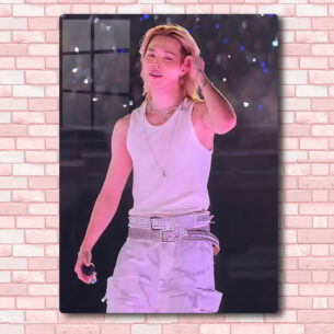 Quadro de Metal BTS Jimin 20x28 cm