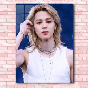 Quadro de Metal BTS Jimin 20x28 cm