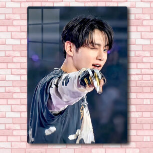 Quadro de Metal BTS JK 20x28 cm