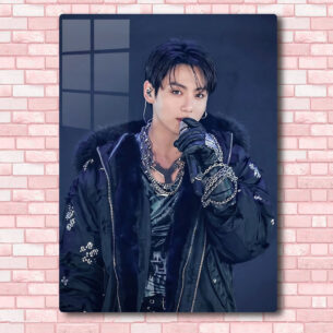 Quadro de Metal BTS JK 20x28 cm