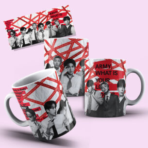 Caneca BTS What Is Love Song ? Grupo